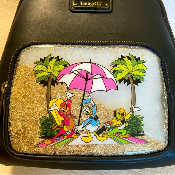Disney Loungefly Three Caballeros mini backpack - Picture 3 of 11